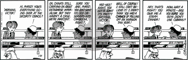 Doonesbury on Wednesday January 31, 1979 Comic Strip