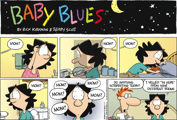 Baby Blues on Sunday October 10, 2021 Comic Strip