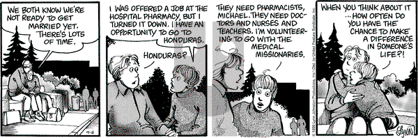 For Better or For Worse on Tuesday April 6, 1999 Comic Strip
