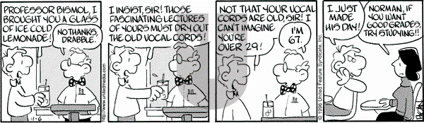Drabble on Wednesday November 6, 1996 Comic Strip