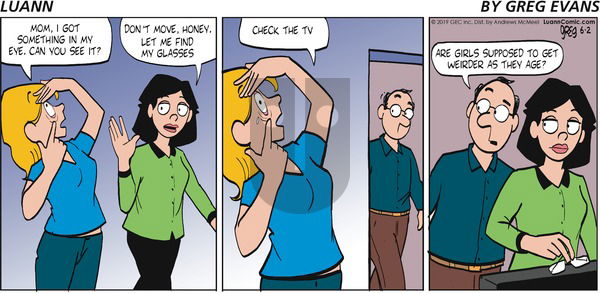 Luann on Sunday June 2, 2019 Comic Strip
