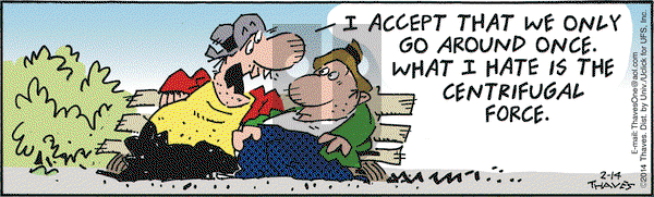 Frank and Ernest on Friday February 14, 2014 Comic Strip