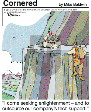 Cornered on Tuesday January 29, 2013 Comic Strip