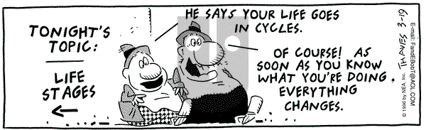 Frank and Ernest on Tuesday March 19, 1996 Comic Strip