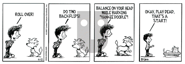 Grand Avenue on Tuesday April 10, 2007 Comic Strip