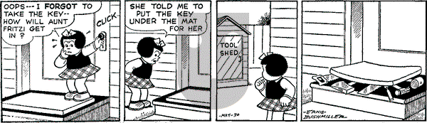 Nancy Classics on Monday May 30, 2016 Comic Strip