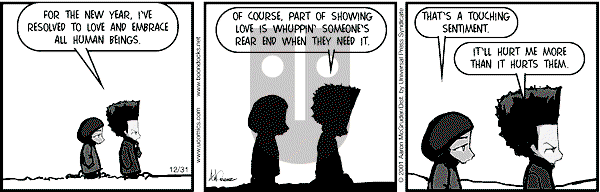 The Boondocks on Monday August 3, 2009 Comic Strip