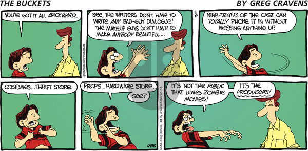 The Buckets on Sunday May 19, 2013 Comic Strip