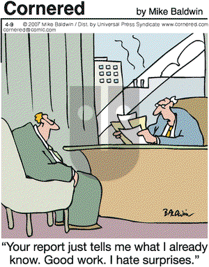 Cornered on Monday April 9, 2007 Comic Strip