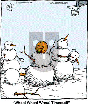 In the Bleachers - Saturday December 5, 2009 Comic Strip