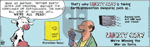 Lucky Cow on Saturday May 12, 2007 Comic Strip