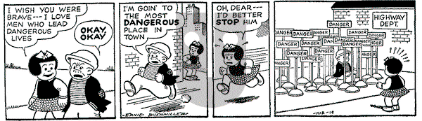Nancy Classics on Monday April 14, 2025 Comic Strip