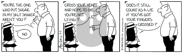 The Born Loser - Wednesday July 7, 1999 Comic Strip