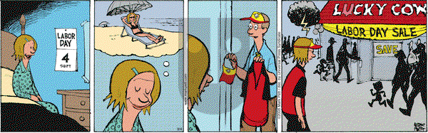 Lucky Cow on Monday September 4, 2006 Comic Strip