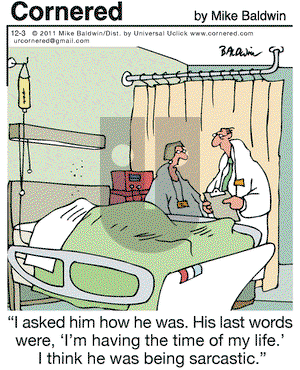 Cornered on Saturday December 3, 2011 Comic Strip