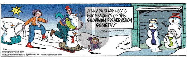 Rose is Rose on Friday February 6, 2009 Comic Strip