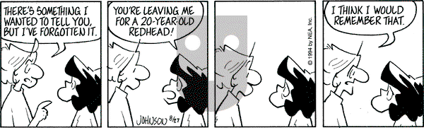 Arlo and Janis on Saturday August 27, 1994 Comic Strip