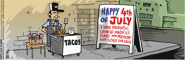 La Cucaracha on Thursday July 4, 2013 Comic Strip