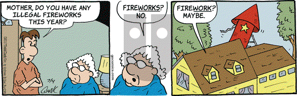 Lola on Tuesday July 4, 2017 Comic Strip
