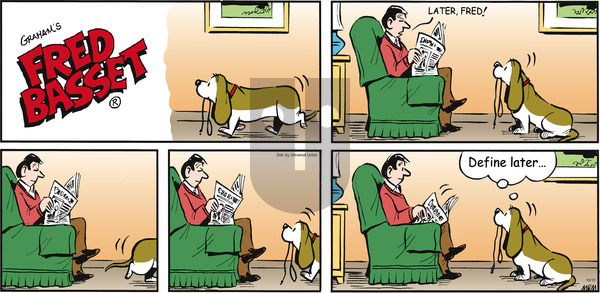 Fred Basset on Sunday October 13, 2013 Comic Strip