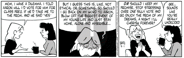 Luann on Saturday May 1, 2004 Comic Strip