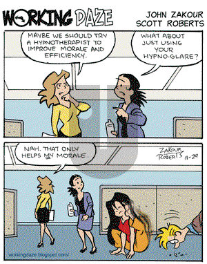 Working Daze on Saturday November 29, 2008 Comic Strip
