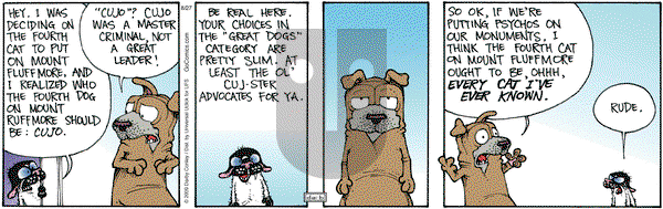 Get Fuzzy on Saturday August 27, 2011 Comic Strip