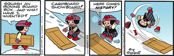 Nancy on Wednesday January 15, 2014 Comic Strip