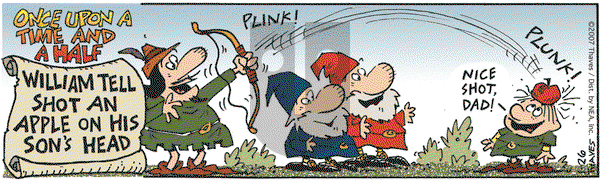 Frank and Ernest on Sunday March 25, 2007 Comic Strip
