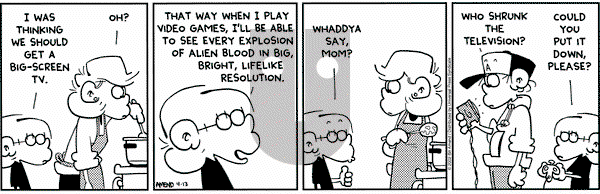 FoxTrot - Saturday April 13, 2002 Comic Strip