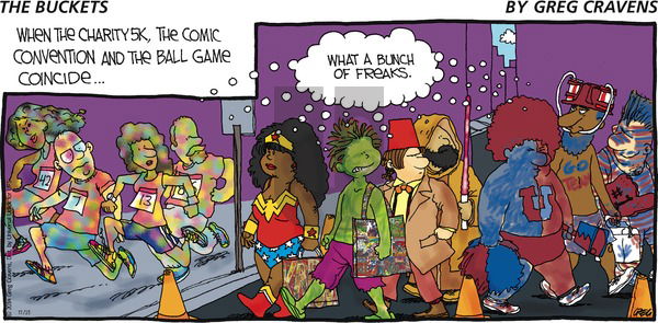 The Buckets - Sunday November 23, 2014 Comic Strip