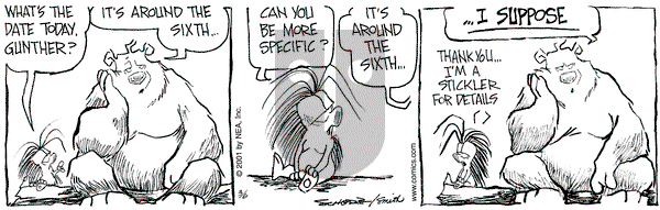 The Grizzwells on Tuesday March 6, 2001 Comic Strip