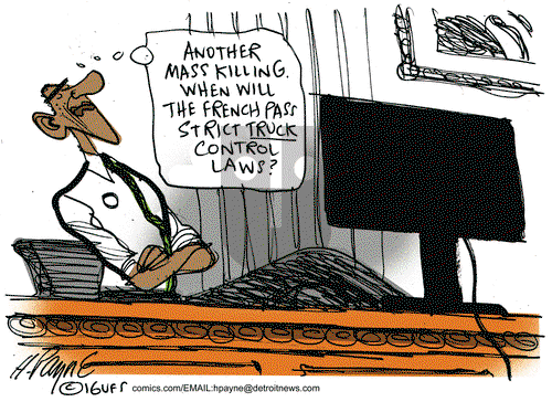 Henry Payne on Wednesday July 20, 2016 Comic Strip