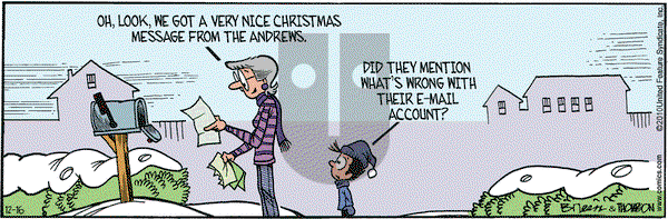 Grand Avenue on Thursday December 16, 2010 Comic Strip