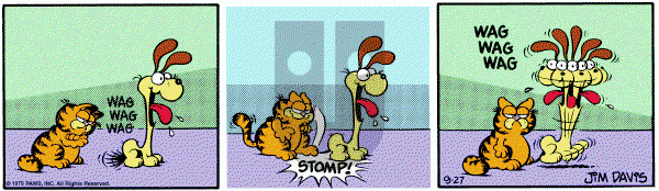 Garfield on Thursday September 27, 1979 Comic Strip