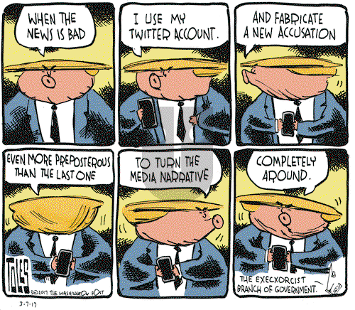 Tom Toles on Tuesday March 7, 2017 Comic Strip