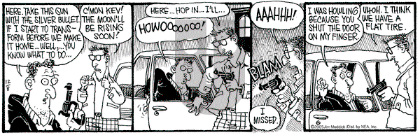 Monty on Thursday December 8, 2005 Comic Strip