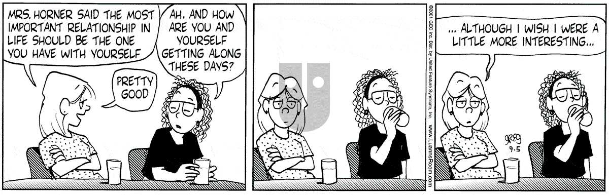 Luann - Wednesday September 5, 2001 Comic Strip