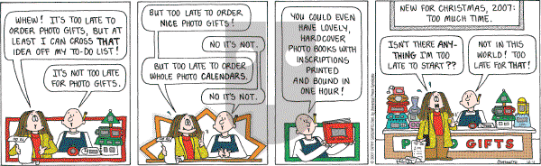 Cathy Classics - Tuesday December 11, 2007 Comic Strip