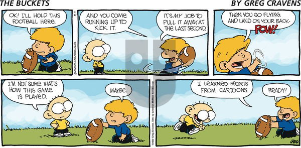 The Buckets - Sunday November 27, 2022 Comic Strip