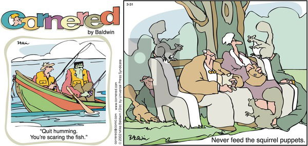 Cornered on Sunday March 31, 2002 Comic Strip