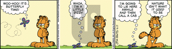 Garfield on Tuesday April 17, 2012 Comic Strip