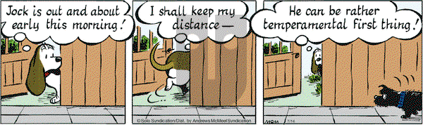 Fred Basset on Wednesday July 14, 2021 Comic Strip