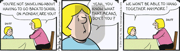 The Born Loser on Saturday August 20, 2016 Comic Strip