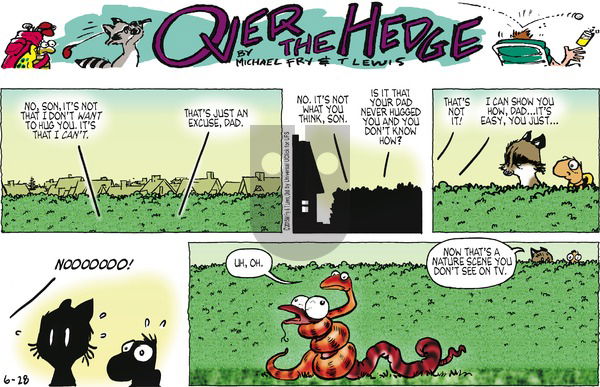 Over the Hedge on Sunday June 28, 2015 Comic Strip