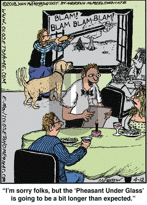 Close to Home on Thursday April 12, 2018 Comic Strip