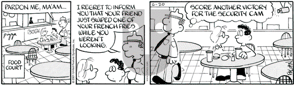 Drabble on Wednesday June 20, 2001 Comic Strip