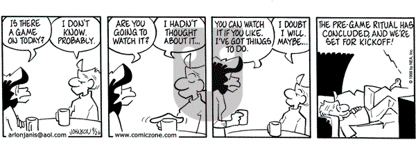 Arlo and Janis on Monday December 14, 1998 Comic Strip