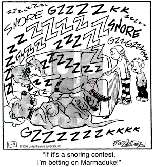 Marmaduke on Saturday November 11, 2000 Comic Strip