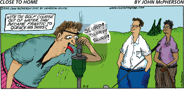 Close to Home on Sunday September 5, 2010 Comic Strip